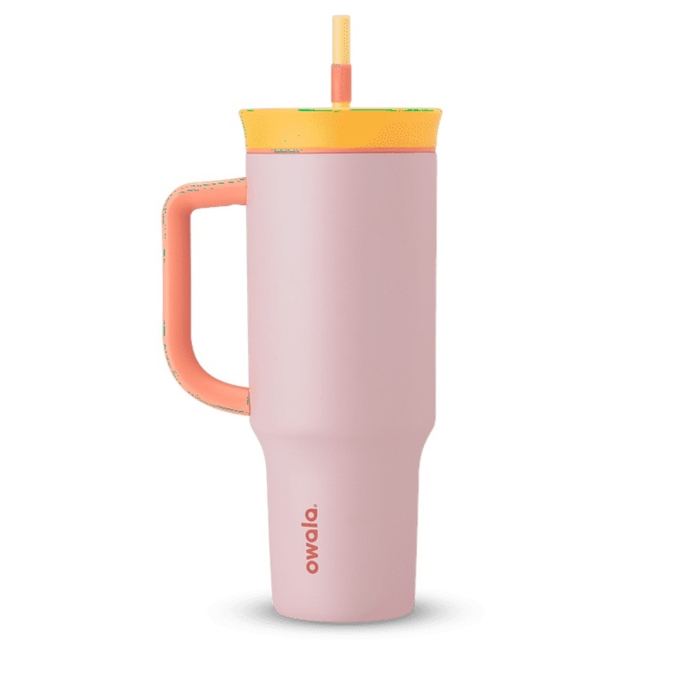 Owala Pink Tumbler with Straw